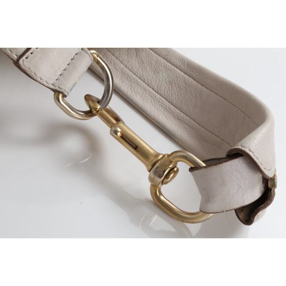 Vintage GIVENCHY Cream Leather Detachable Shoulder Strap Satchel Bag - Picture 15 of 15